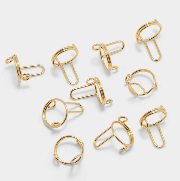 Handcrafted Nail Rings