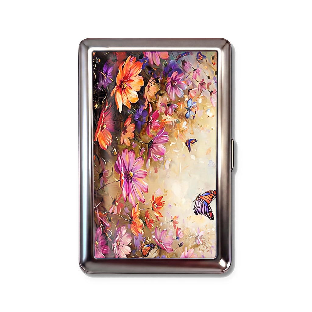 Cosmos Garden Tin Cardholder Wallet