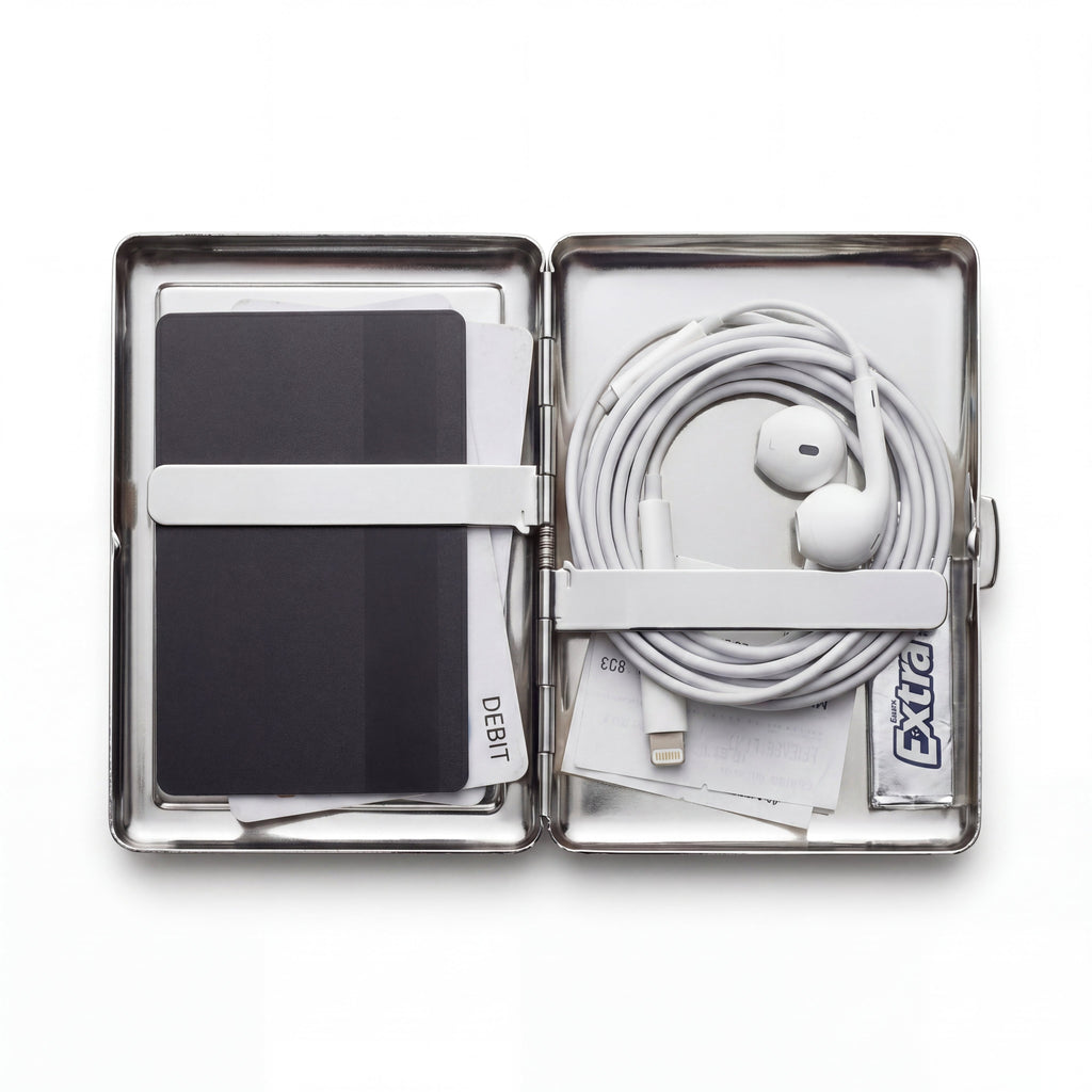Bovine Abduction Tin Cardholder Wallet