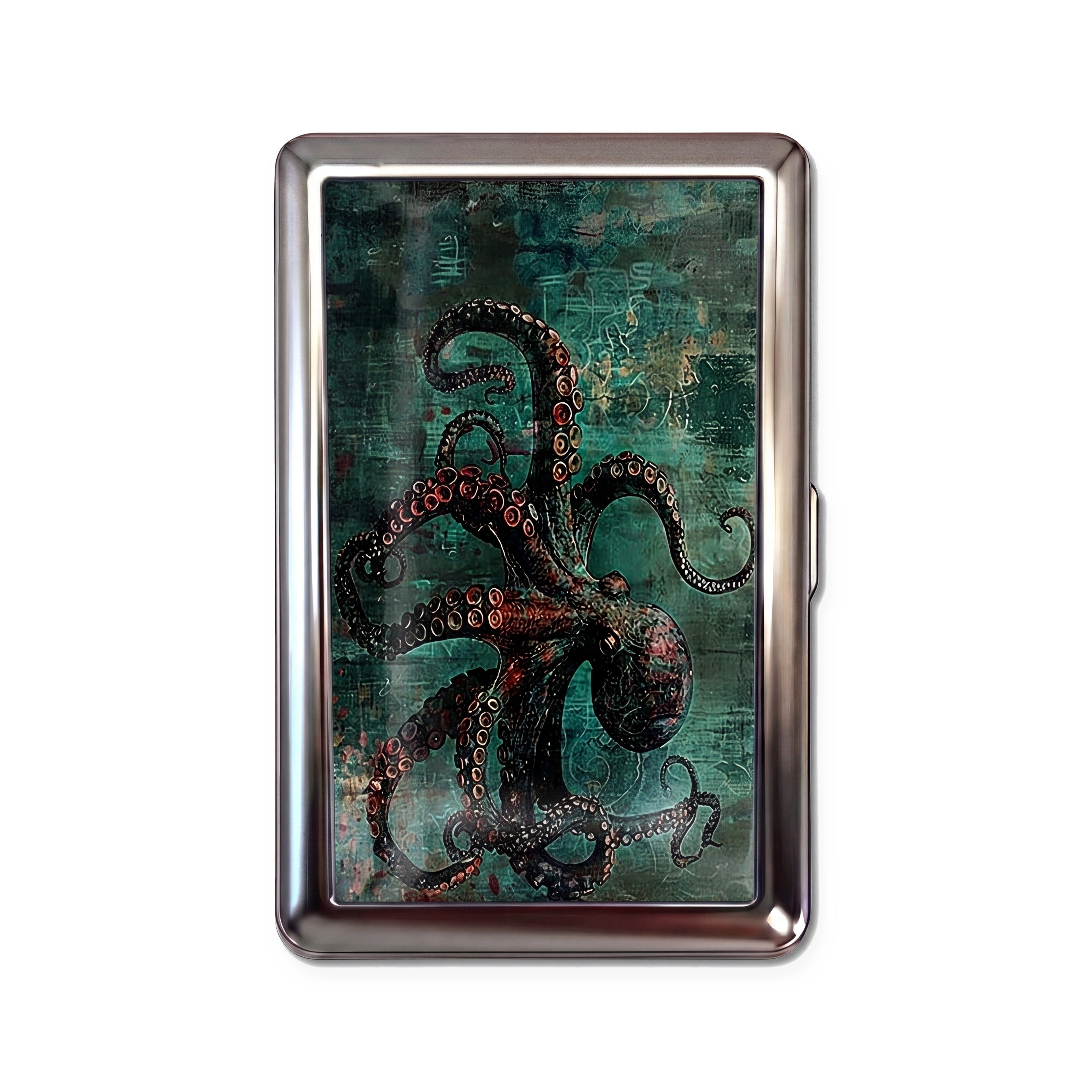 Kraken Tin Cardholder Wallet