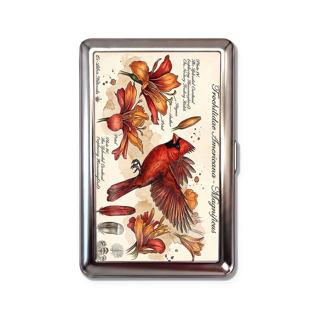 Splendid Cardinal Tin Cardholder Wallet